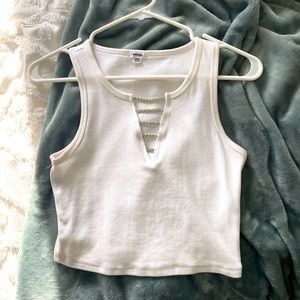 Garage | jewel crop tank NWOT